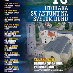 Pobožnost 13 utoraka sv. Antunu Padovanskom